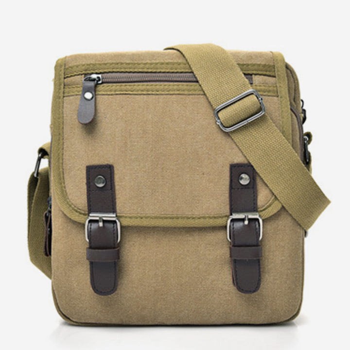 Umhängetasche für Herren, Retro-Canvas-Business-Umhängetasche