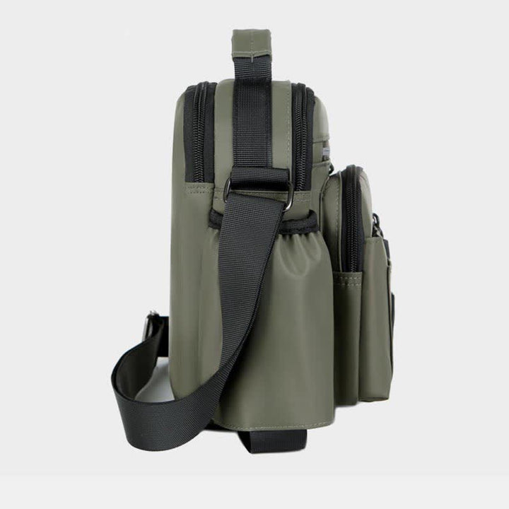 Messenger Bag Umhängetasche Herren Geldbörsen Multi-Pocket Kleine Umhängetasche