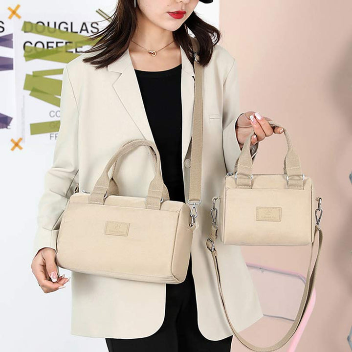 Handtasche mit mehreren Taschen, Henkel oben, Umhängetasche, Umhängetasche für Reisen und Arbeit