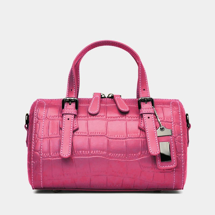 Krokodildruck Leder Handtasche Business Commuter Damen Umhängetasche