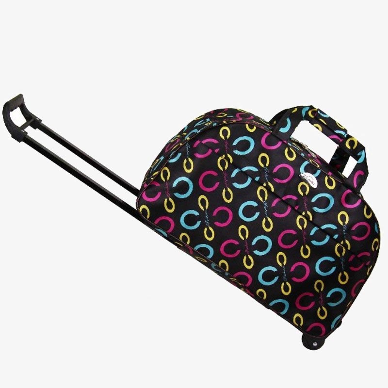 Reisetasche mit Zugstange in mehreren Stilen, wasserdichte Reisetasche