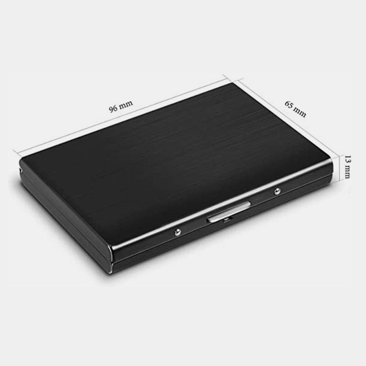 Schlanker RFID-Kreditkartenhalter aus Edelstahl