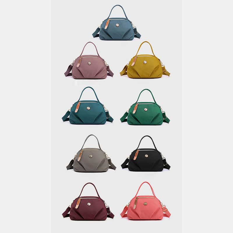Kleine Umhängetasche aus Nylon, leicht, wasserdicht, Schulterhandtasche für Damen und Mädchen