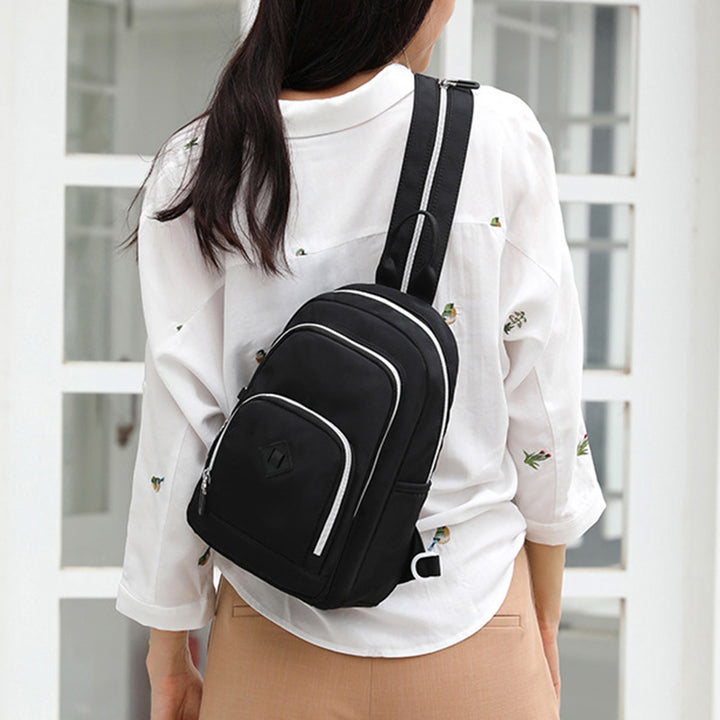 3-Wege-Verwendung Funktioneller Sling Bag-Rucksack für Frauen Leichter wasserdichter