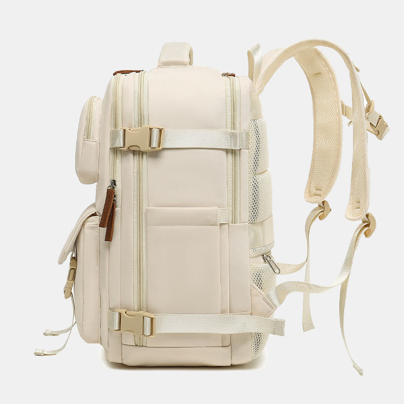 Rucksack für Damen, große Kapazität, minimalistischer Reise-Laptop-Tagesrucksack aus Nylon