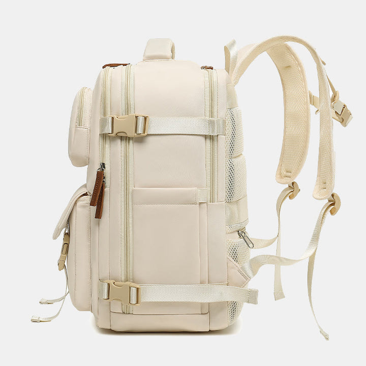Rucksack für Damen, große Kapazität, minimalistischer Reise-Laptop-Tagesrucksack aus Nylon