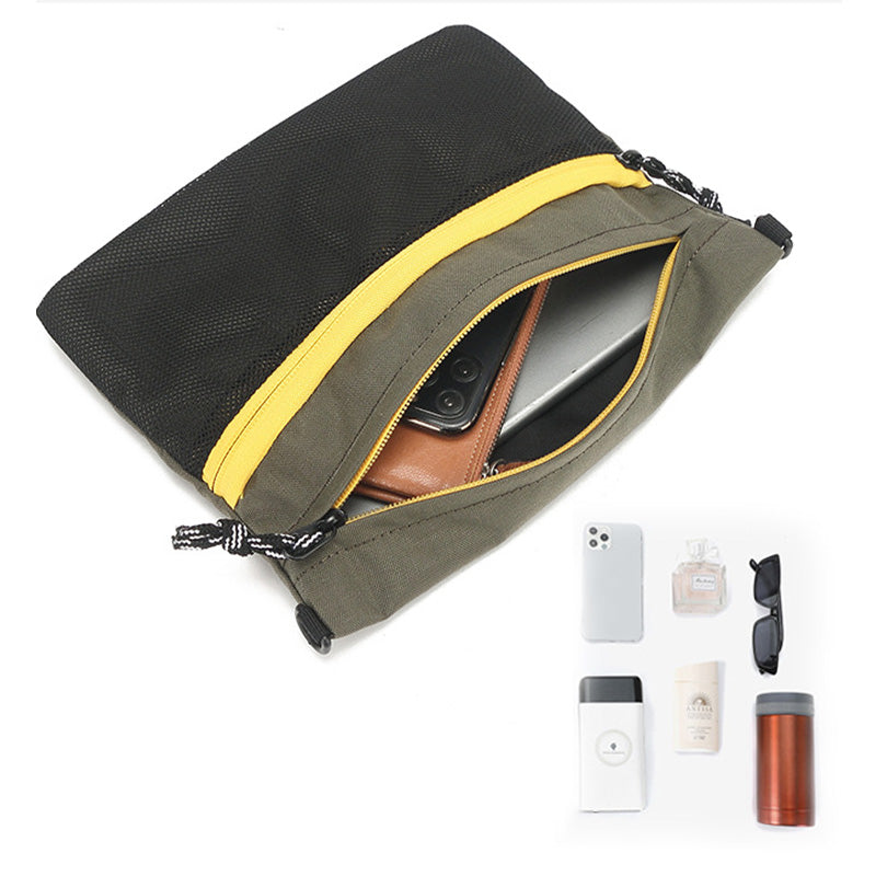 Umhängetasche für Herren, Vintage, klein, leicht, Handytasche, Geldbörse