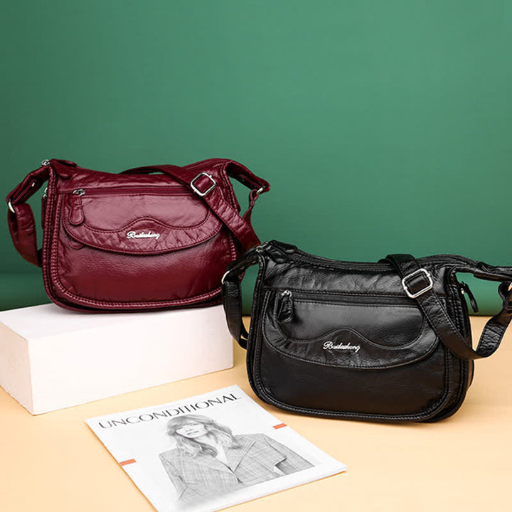 Lässige, multifunktionale Umhängetasche mit mehreren Taschen