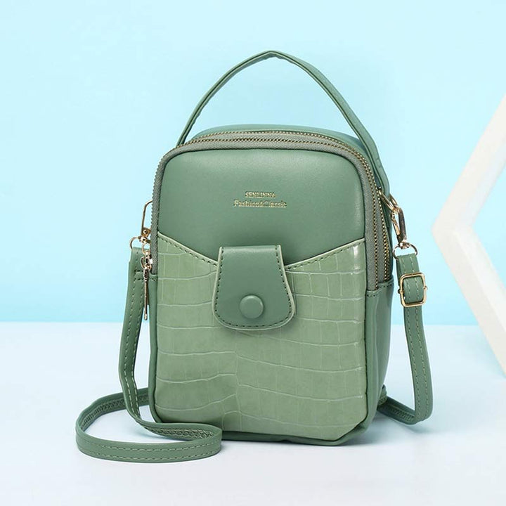 Kleiner Rucksack für Damen, Mehrzweck-Design, Handtasche, Umhängetasche