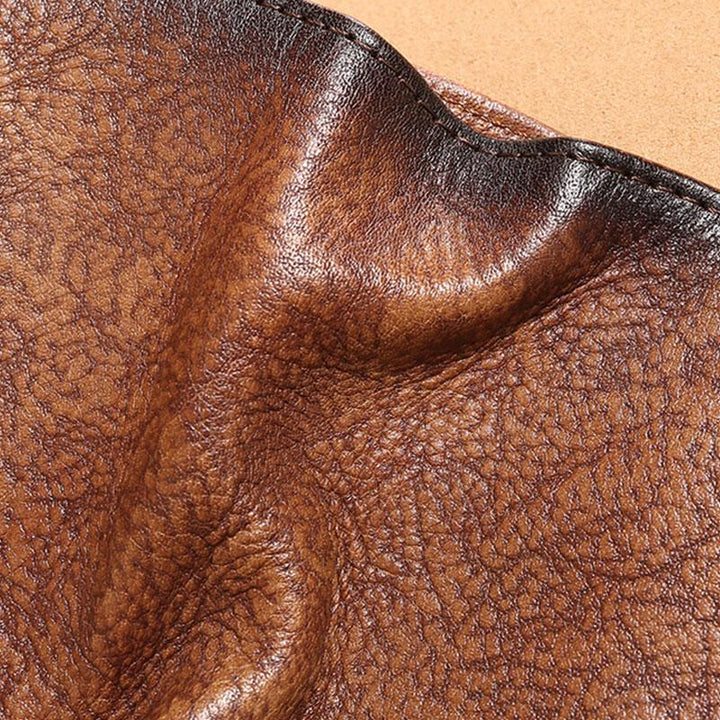 RFID Leder Retro Multifunktionale Geldbörse