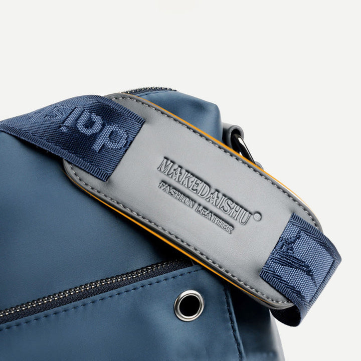 Umhängetasche für Herren, Business-Oxford-Stoff, horizontaler Tagesrucksack