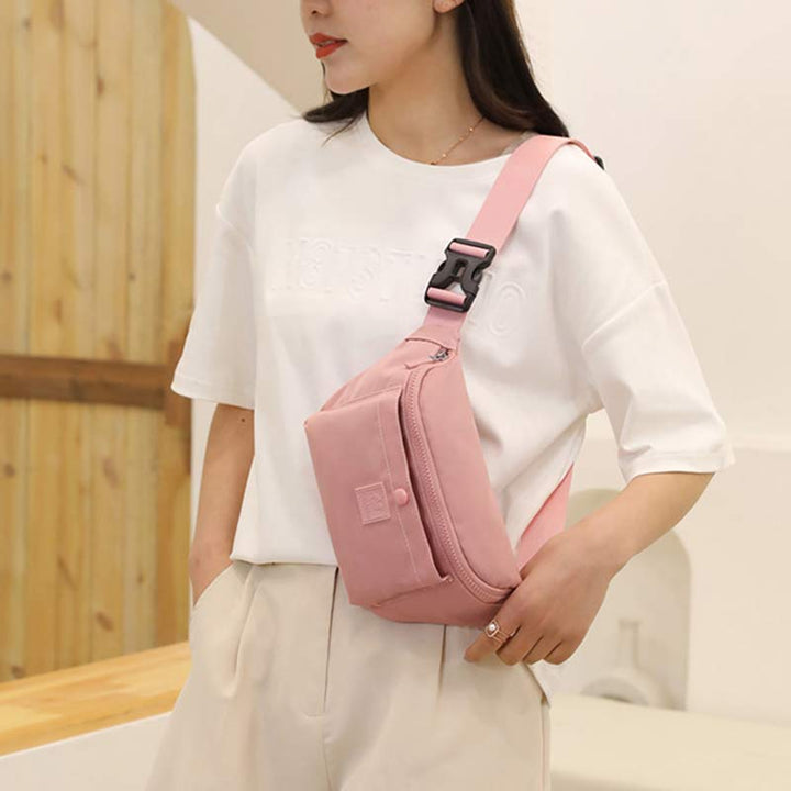 Leichte Hüfttasche für Damen, wasserdicht, für Reisen und Sport, Brusttasche