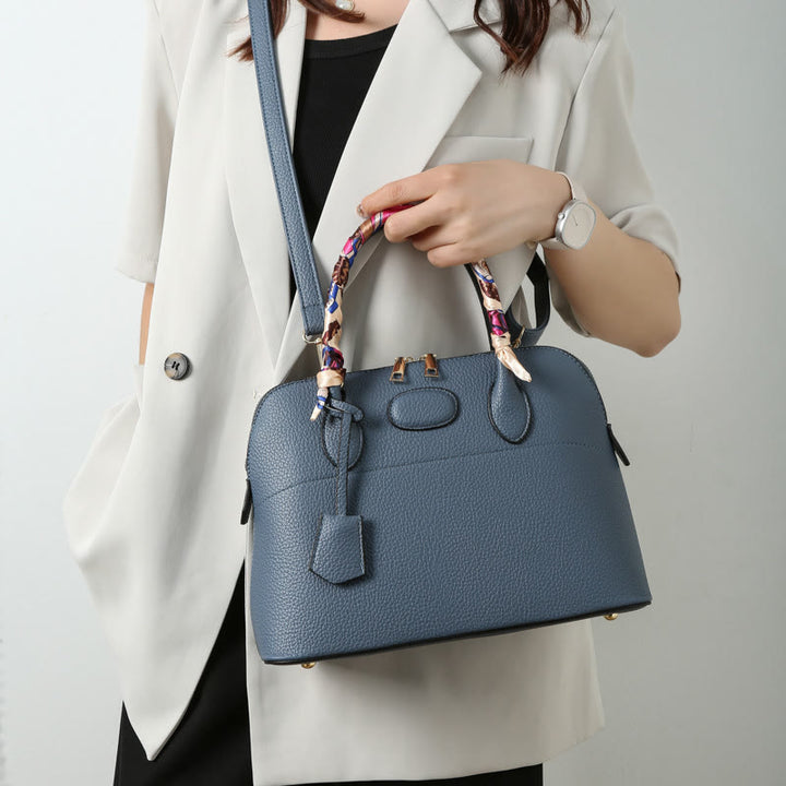 Top-Griff-Tasche für Frauen Vintage dünner Seidenschalgriff