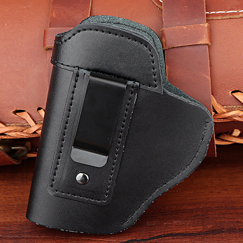 Holster für Outdoor-Taktiken Rindsleder Leder Unsichtbare Quick Draw Holster