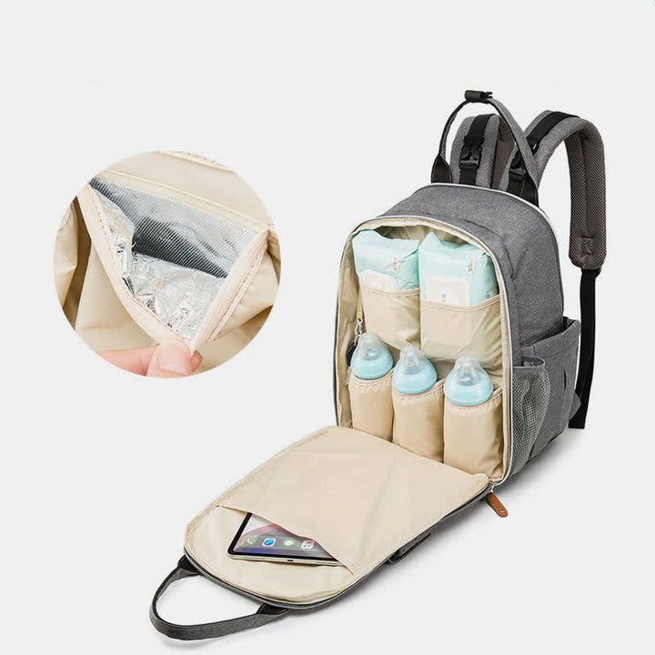 Wickeltasche, Rucksack, multifunktional, wasserdicht, Mamatasche, Wickelunterlage