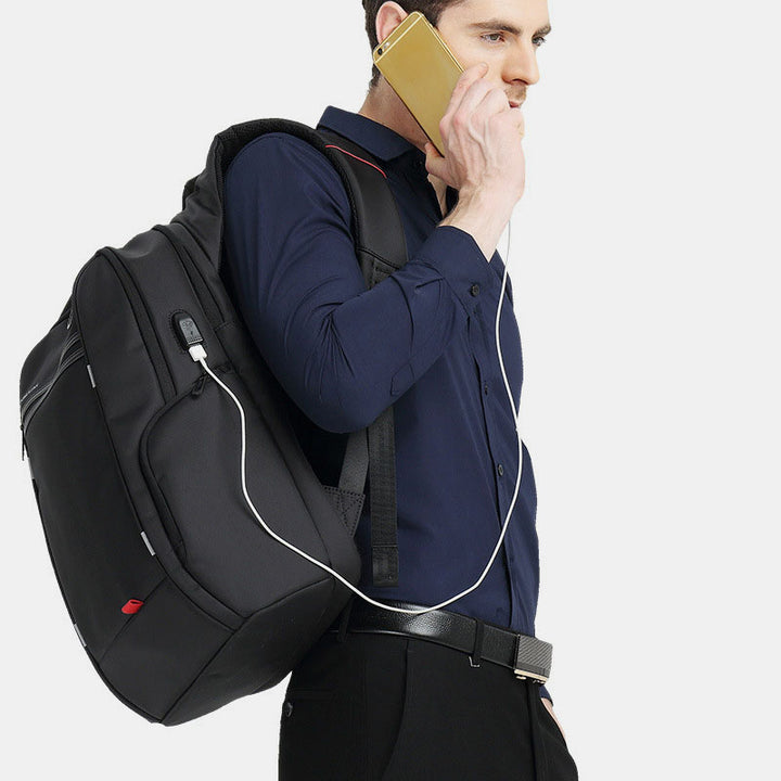 Extra großer Laptop-Rucksack, College-Business-Computer-Rucksack mit USB-Ladeanschluss