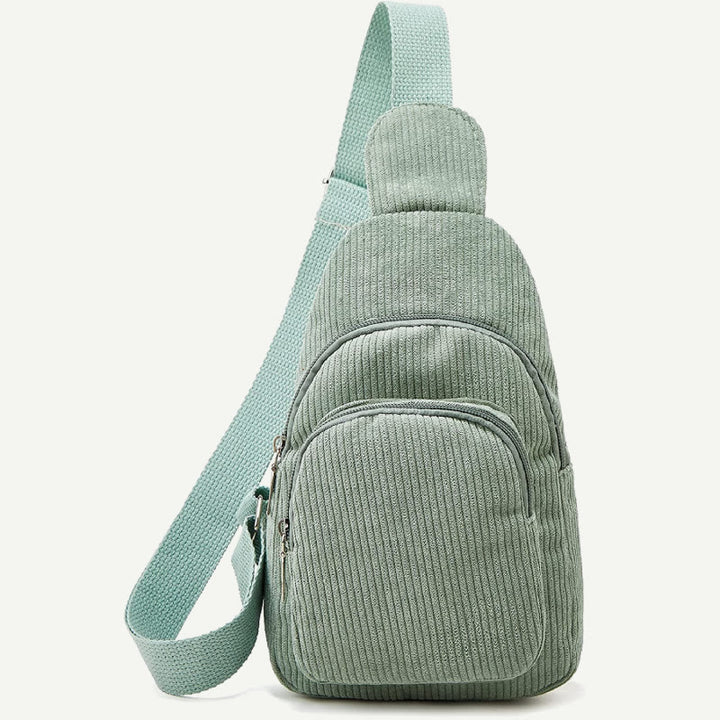 Schultertasche für Damen, lässiger kleiner Umhängerucksack aus Segeltuch