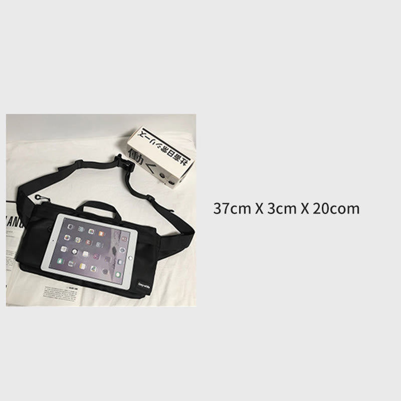 Gürteltasche für Herren, Sport, große Kapazität, Freizeit-Umhängetasche