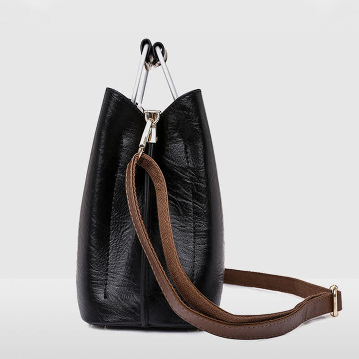 Damen Leder Designer Handtasche Top Griff Satchel Damen Umhängetasche