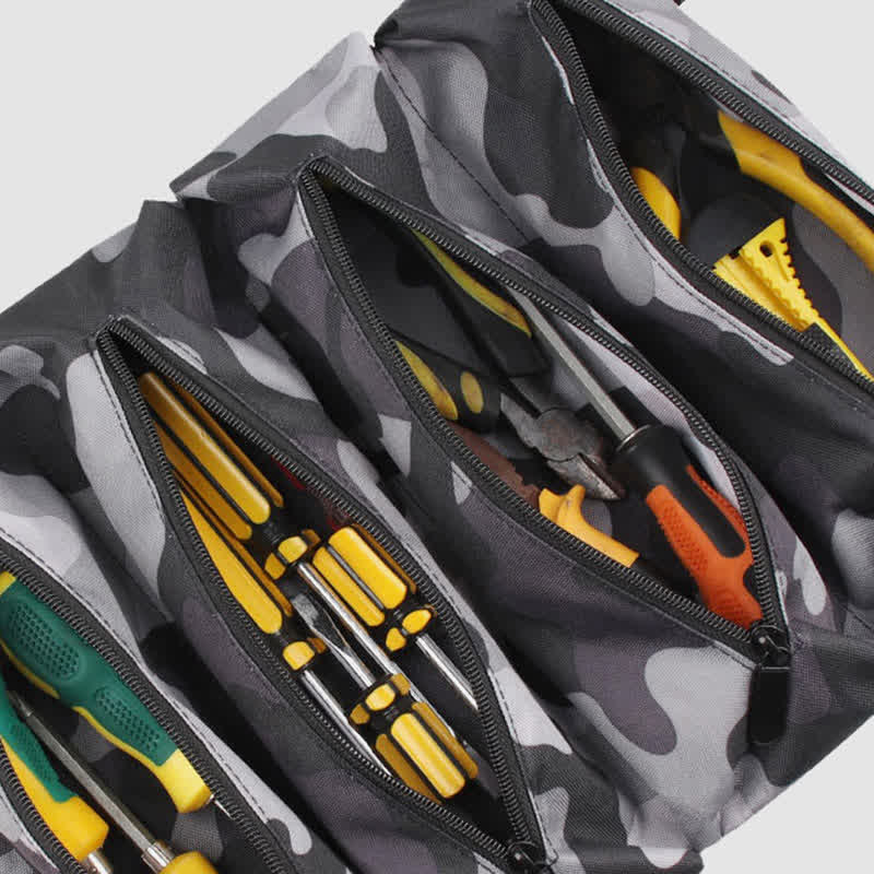 Aufrollbare Werkzeugtasche, wasserdicht, mit mehreren Steckplätzen, Werkzeug-Organizer für die Heimwerkstatt