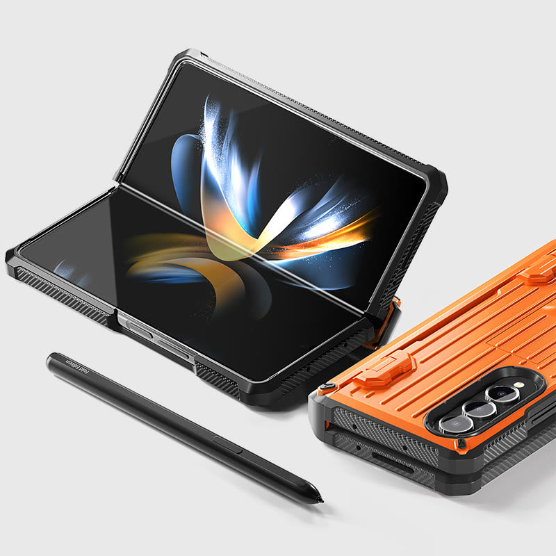 Handyhülle mit Halterung für Samsung Bruchsichere Schutzhülle