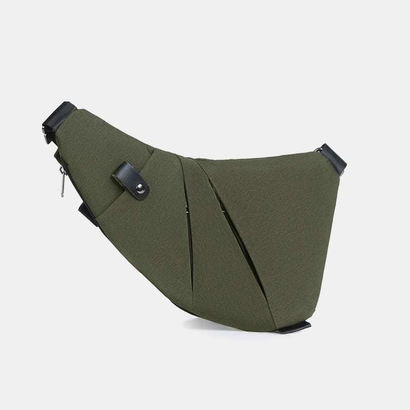 Leichte, langlebige Sling-Brusttasche, wasserdicht, kratzfest, Tagesrucksack, lässige Herren-Geldbörsen