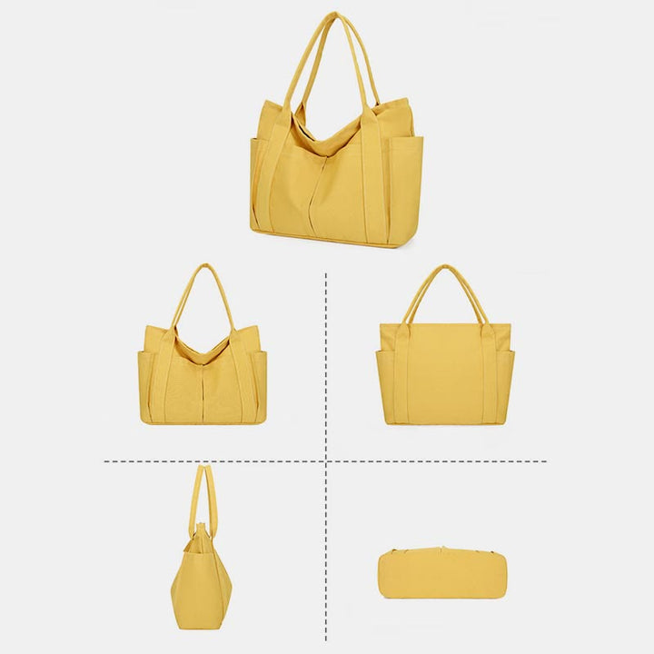 Tragetasche für Damen, minimalistische Einkaufs-Umhängetasche mit großem Fassungsvermögen