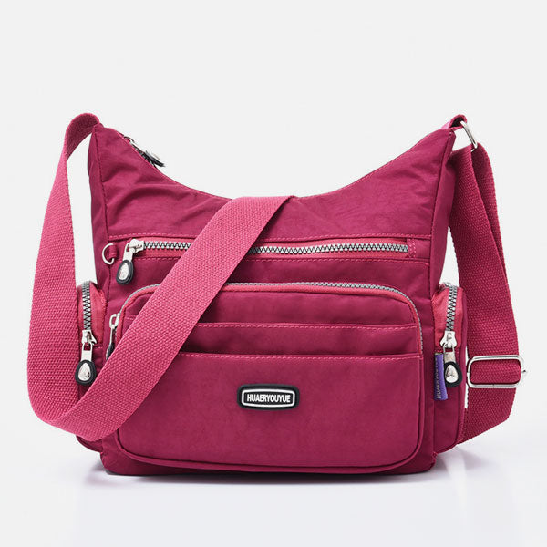 Wasserdichte Umhängetasche aus Nylon mit mehreren Taschen