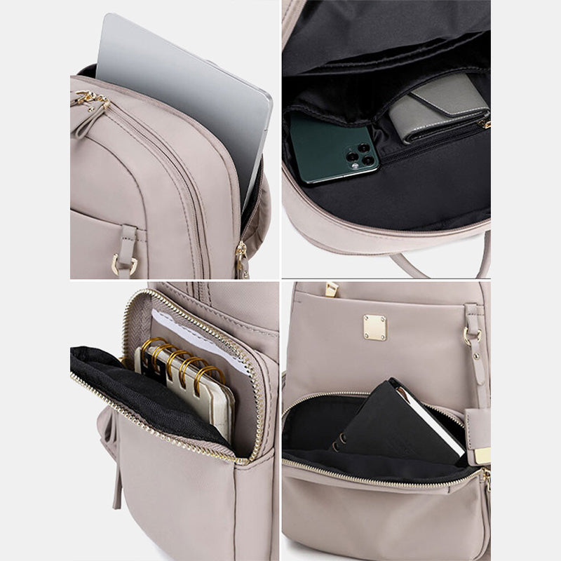 Multifunktionaler Laptop-Rucksack mit mehreren Taschen, leicht, lässig, Tagesrucksack, College-Reiserucksack