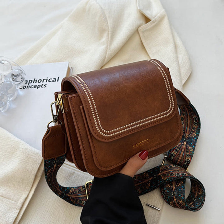 Handytasche für Damen mit breiten Trägern, Umhängetasche für den täglichen Bedarf