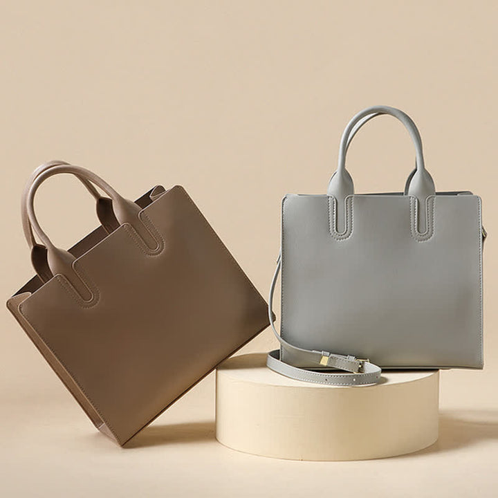 Vegane Leder-Tragetasche für Damen, für Reisen und Arbeit, Umhängetasche, Schultertasche