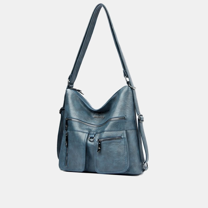 Umwandelbarer Rucksack in Volltonfarbe für Pendler - image 8