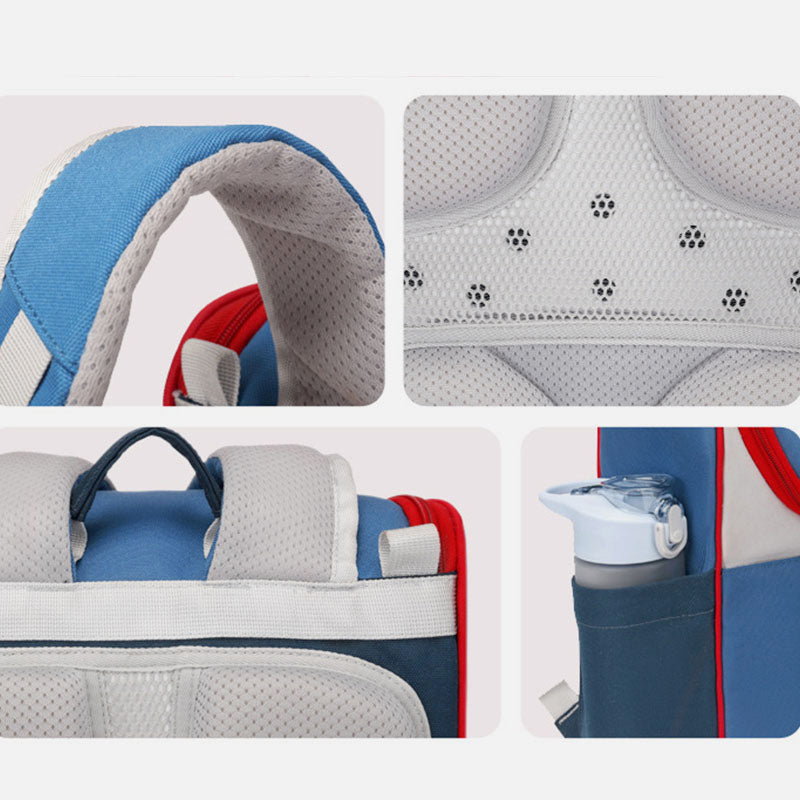 Leichter Kinderrucksack für Mädchen und Jungen, klassischer Schulrucksack