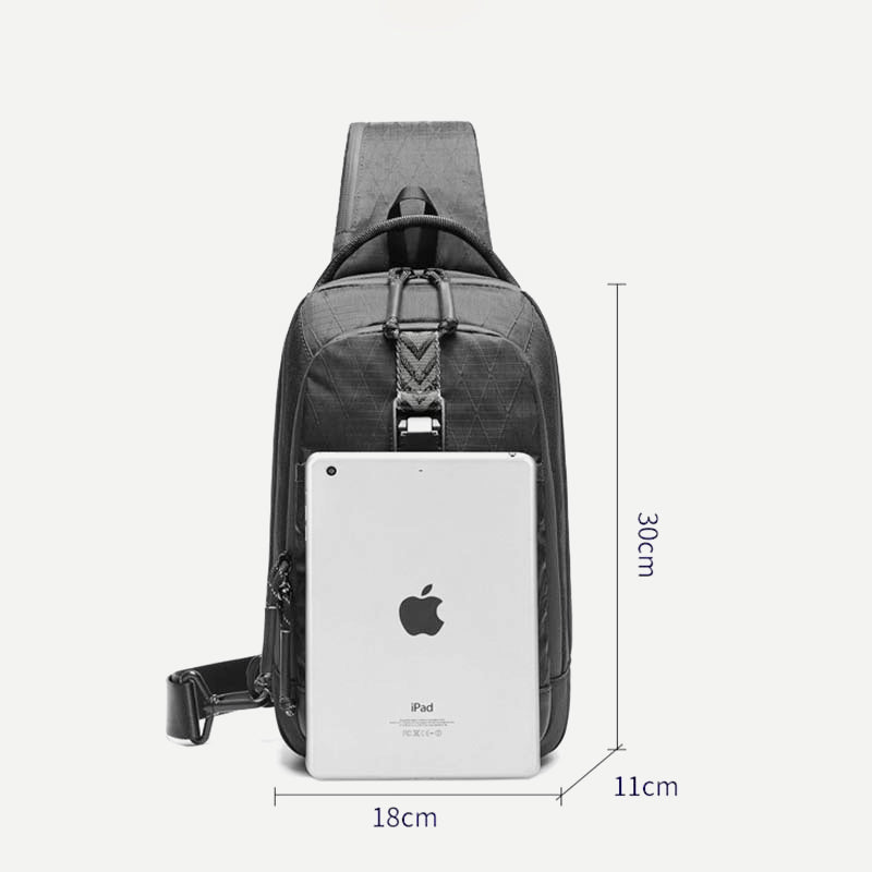 Premium Sling Bag Crossbody Anti-Diebstahl Wasserabweisend Minimalistische Tragetasche für jeden Tag