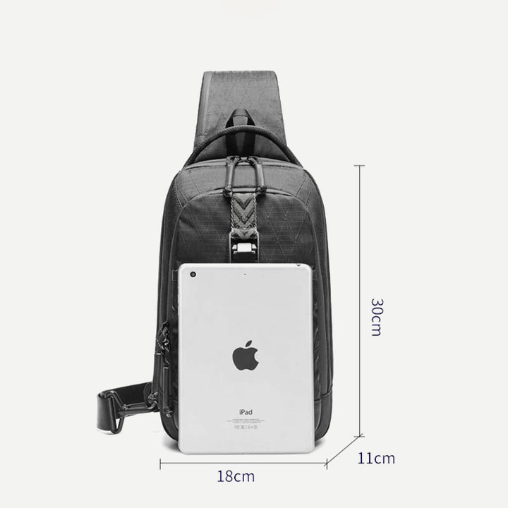 Premium Sling Bag Crossbody Anti-Diebstahl Wasserabweisend Minimalistische Tragetasche für jeden Tag