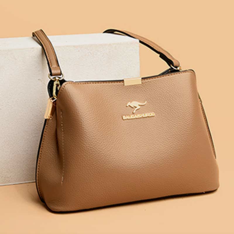 Kleine Umhängetasche aus Leder, Handtaschen, Geldbörsen, dreifache Crossover-Schultertasche