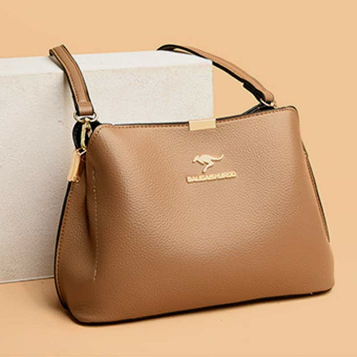 Kleine Umhängetasche aus Leder, Handtaschen, Geldbörsen, dreifache Crossover-Schultertasche