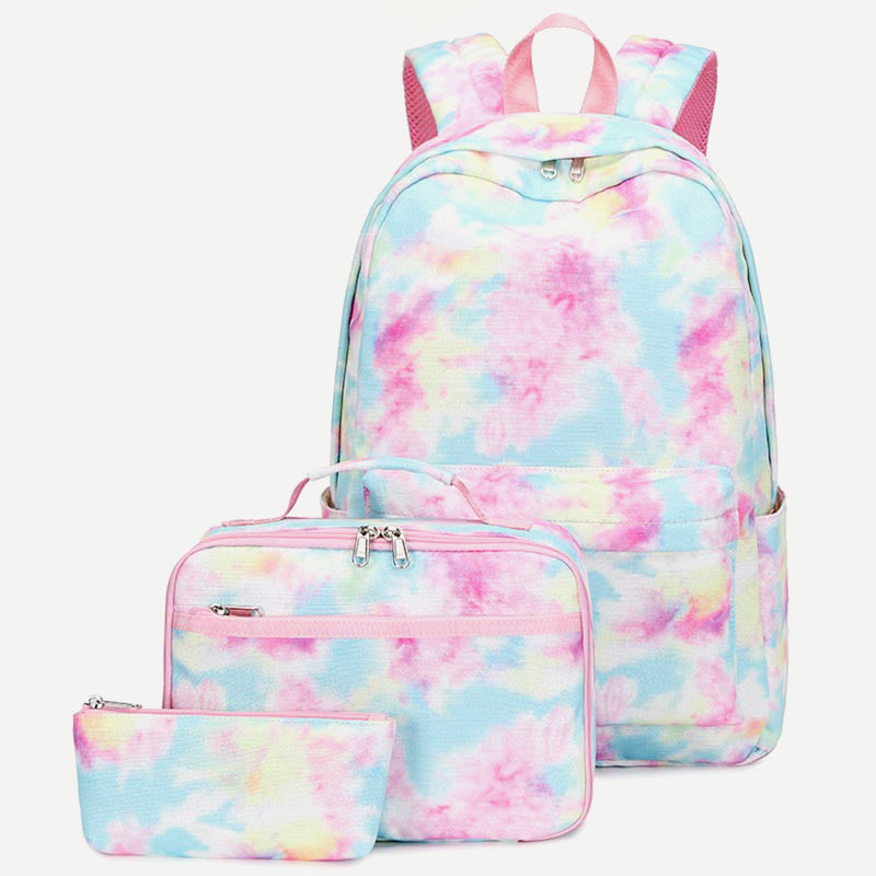 Schulrucksack für Mädchen und Frauen, Laptop, College, Büchertasche mit Lunchtasche, Stiftetui