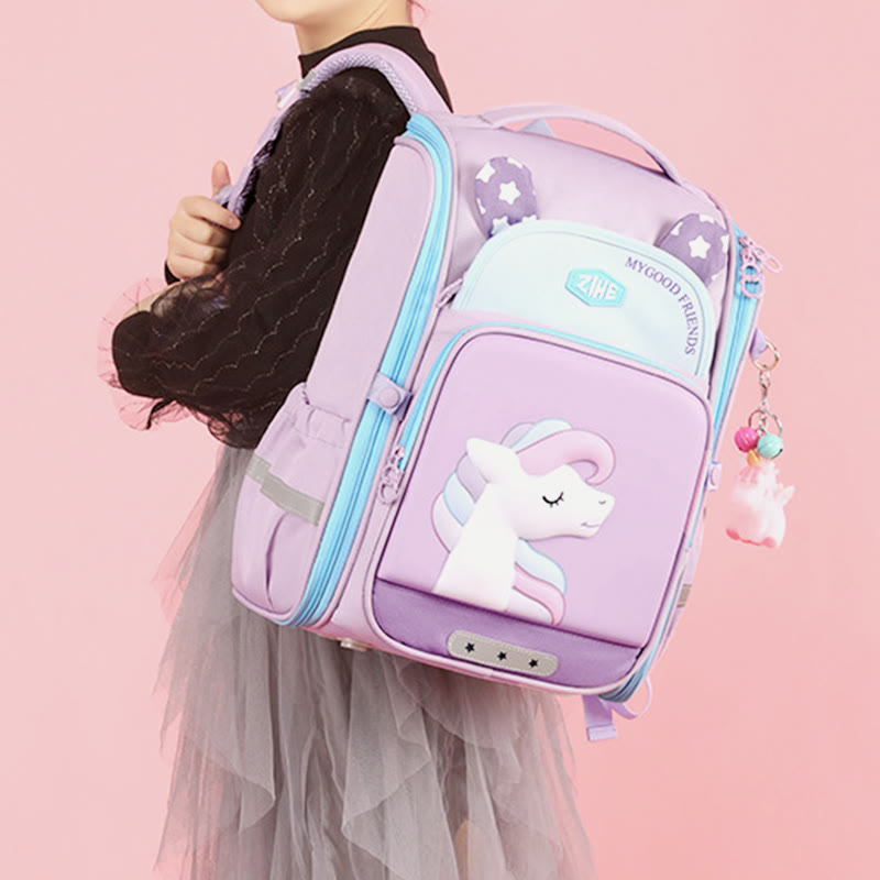 Rucksack für Grundschüler, verschleißfest, mit Ridge-Schutz, Schultasche
