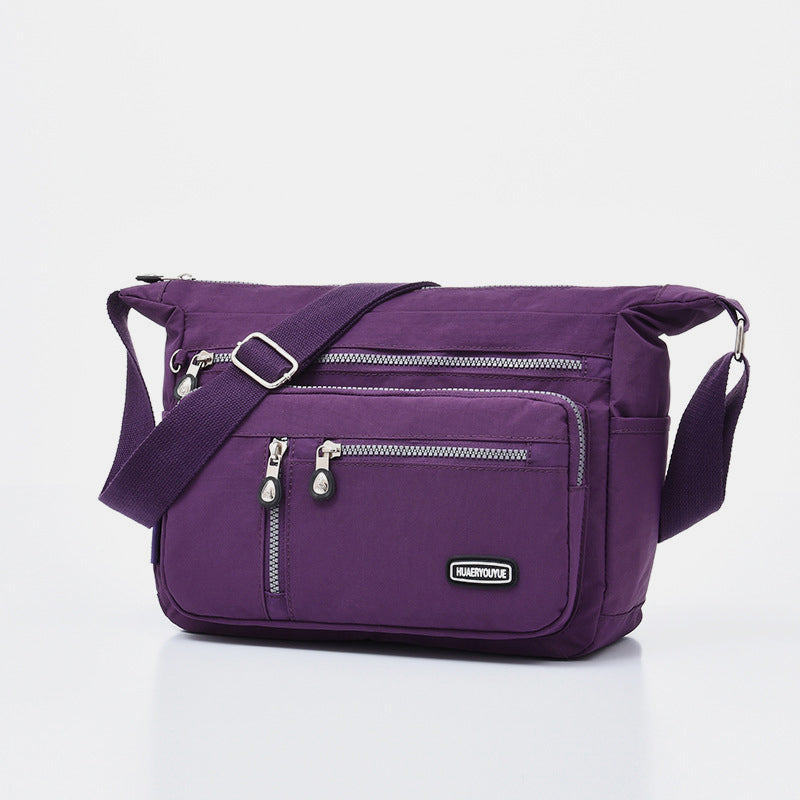 Wasserdichte, leichte, lässige Schultertasche aus Nylon für Damen