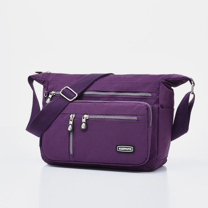 Wasserdichte, leichte, lässige Schultertasche aus Nylon für Damen