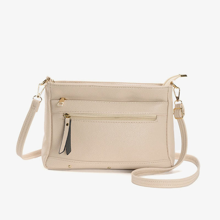 Minimalistische, einfarbige Telefontasche für Damen, quadratische Umhängetasche
