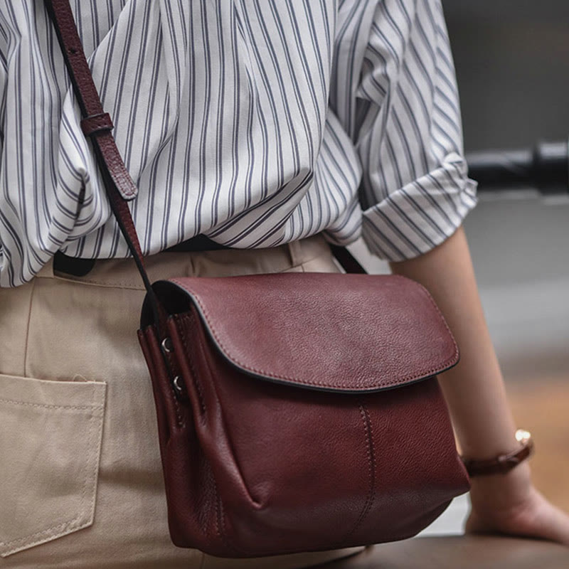 Umhängetasche für Damen, leichte Retro-Tasche für den täglichen Arbeitsweg