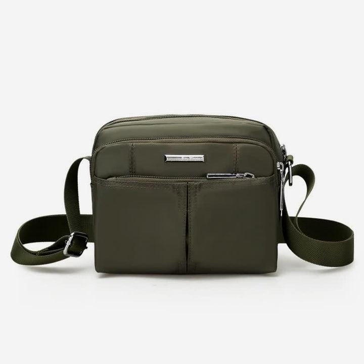 Umhängetasche mit mehreren Taschen für Herren, leichte Mini-Umhängetasche aus Nylon