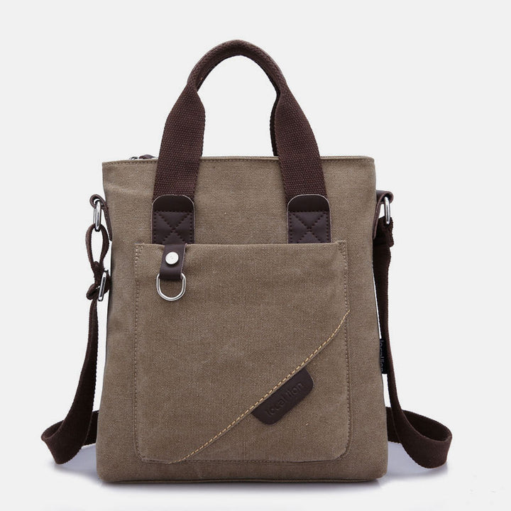 Große Handtasche aus Canvas mit großem Fassungsvermögen, Umhängetasche