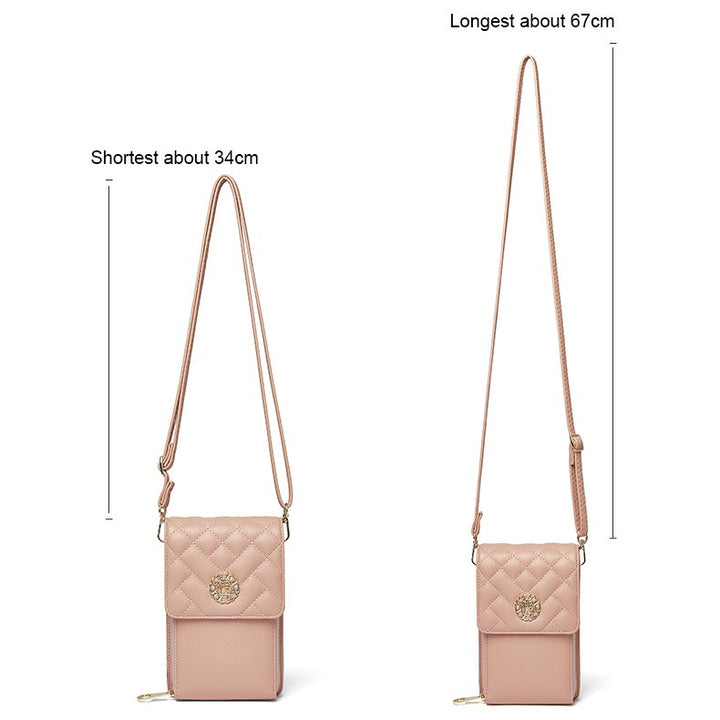 PU Crossbody Handytasche für Damen Schultertasche Geldbörse