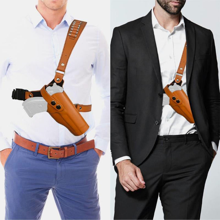 Universelles Echtlederholster, verstellbares Unterarm-Schulterholster
