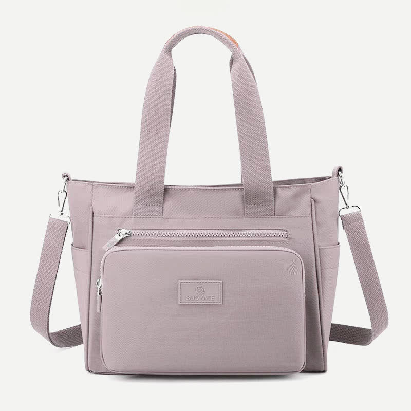 Damen Leichte Handtasche Große Wasserdichte Nylon Umhängetasche Schultertasche Geldbörsen