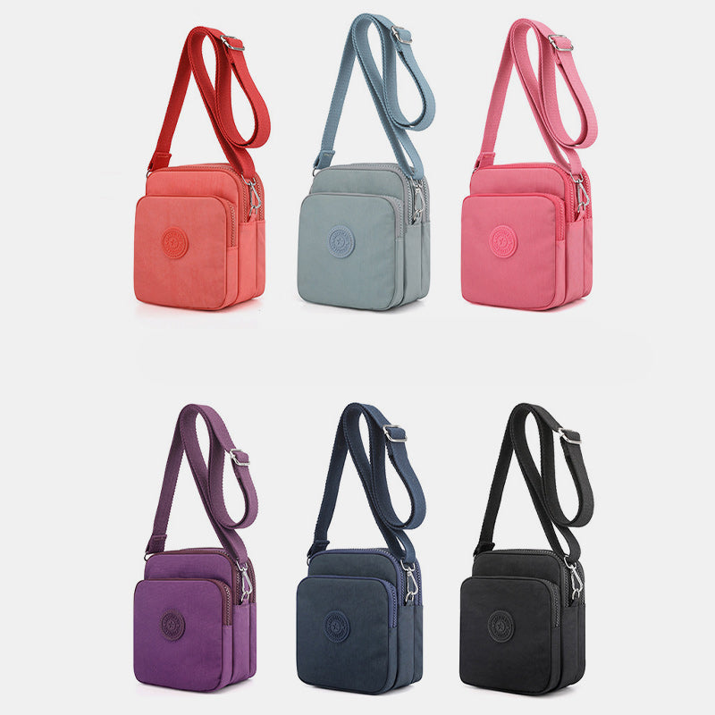Wasserdichte, leichte, kleine Umhängetasche mit mehreren Taschen