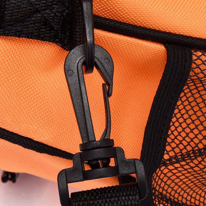 Runde Oxford-Basketball-Aufbewahrungstasche, tragbare Outdoor-Sport-Trainingstasche